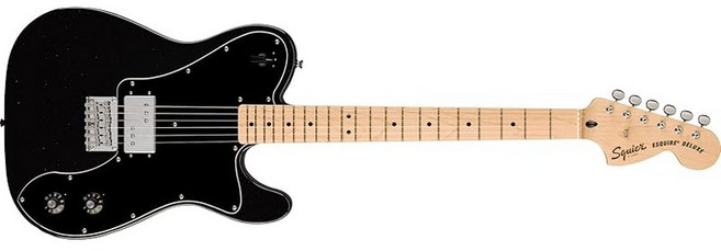 Squier by Fender 스크와이어 일렉기타 Paranormal Esquire® Deluxe Maple Fingerboard Pickguard Metallic, 1개