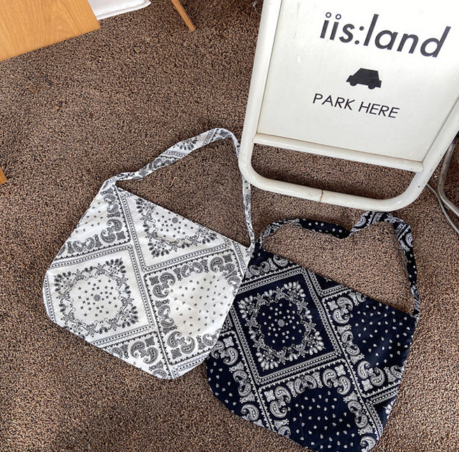 페이즐리 에코백