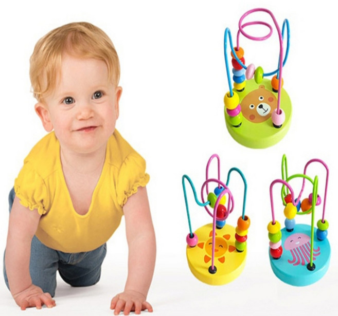 VIGA 미니 베이비 롤러코스터 유치원 원목장난감