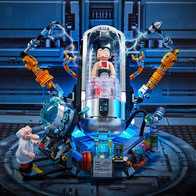 [발매] PANTASY 판타지 86205 아톰 ASTRO BOY 아스트로보이 코주부박사 연구실 블럭 조 코주부박사 연구실