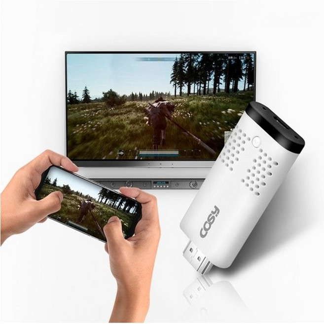 코시 제니스 미라캐스트 미러링 핸드폰 TV연결 어댑터/갤럭시S21 SM-G991N