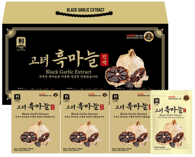리담 고려 흑마늘 진액, 30개, 70ml