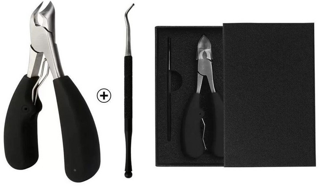 제거 손톱 집게 매부리형 아트 발톱 큐티클 니퍼 가위 세트, E. 뿔집게  손톱깎이 선물 세트, 1