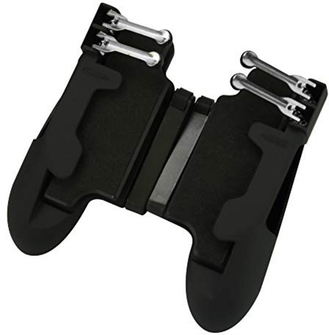 ELT hobby [최신 타입] 태블릿 컨트롤러 게임 패드 6개 손가락 방아쇠식 고속 사격 버튼 iPad 대응 광야 행동 PUBG COD 콜 오브 듀티 Mobile 컨트롤러 고감도 고정밀도 사격 버튼