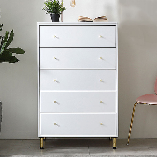 파로마 소이 올리비아 5단 서랍장 YNJ024, 화이트