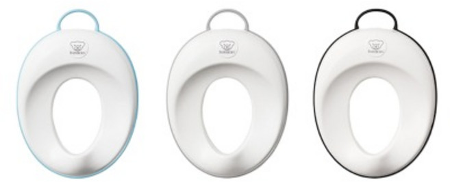 베이비뵨 유아 변기커버, 화이트／오션블루, 1개