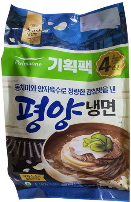 풀무원 평양물냉면 4인분, 1.692kg, 1개