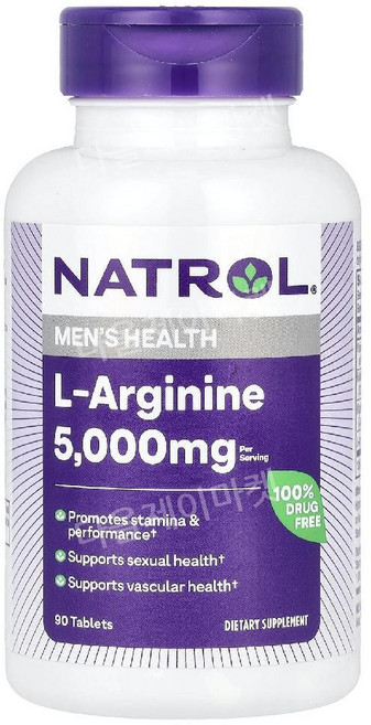 나트롤 l아르기닌 l-아르기닌 아르기니 아르지닌 L아르지닌 엘아르기닌 3000mg 90정, 1개