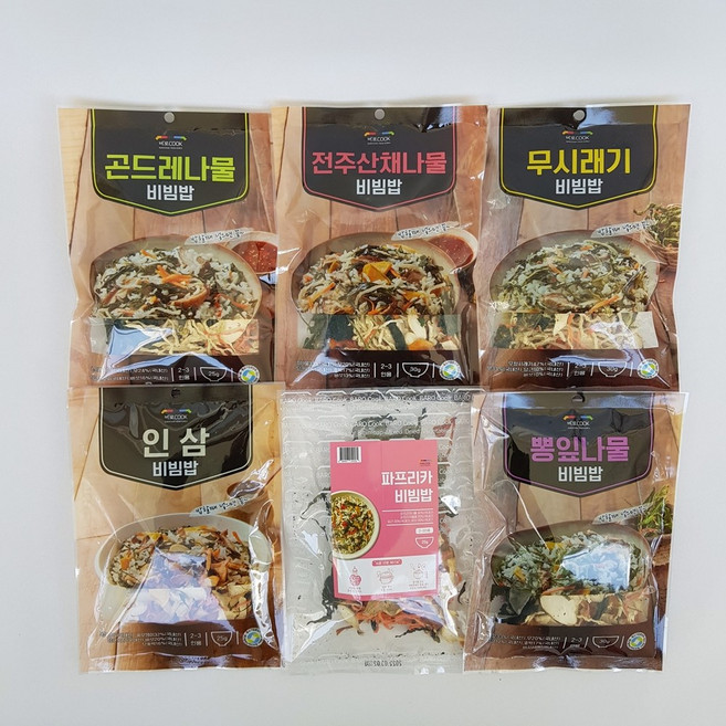 바로cook 간편식 건나물 자취요리 비빔나물 곤드레나물 7종, 1개, 뽕잎 비빔나물(30g)