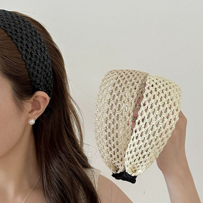 ZMBIRD 여성용 심플 펀칭 와이드 헤어밴드 3종세트 H4828