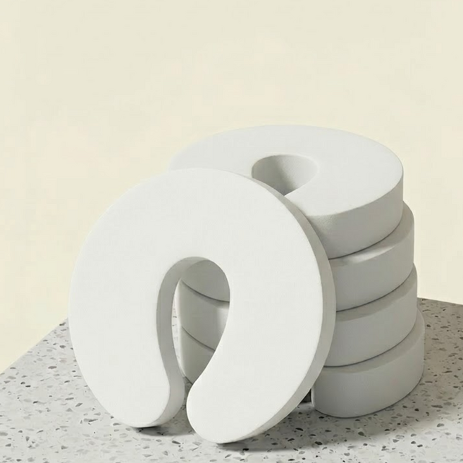 손끼임 문닫힘 방지 도어쿠션 안전 방문 도어스토퍼 3P, 1개, 라이트그레이 3P