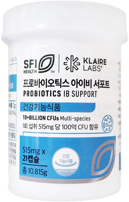 [정품]프로바이오틱스 아이비서포트 클레어랩스 닥터피엔티 신바이오틱스 유산균 probiotics IB support, 1개, 21회분