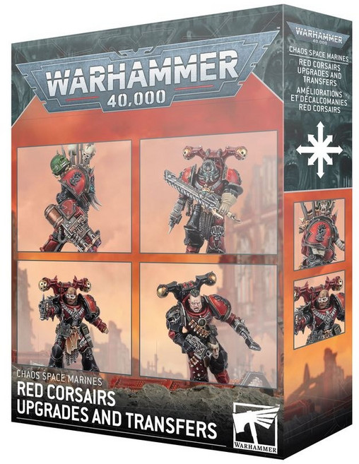 Warhammer 40 000 混沌星際戰士：紅海盜升級套件與水貼紙, 1個