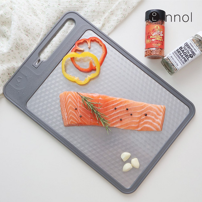 innol 다용도 스테인레스 304 양면 위생 도마 2세대, 1개, 혼합색상 [LX954]