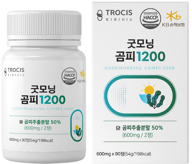 곰피 1200 90정 곰피추출분말 추출물, *, 1개