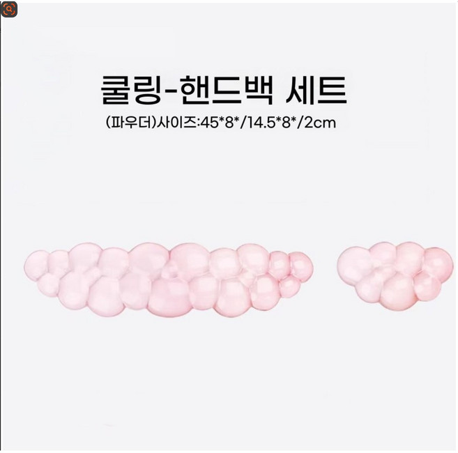 손목 받침대 패드 키보드 손목 받침대 세트, 핑크 1 세트