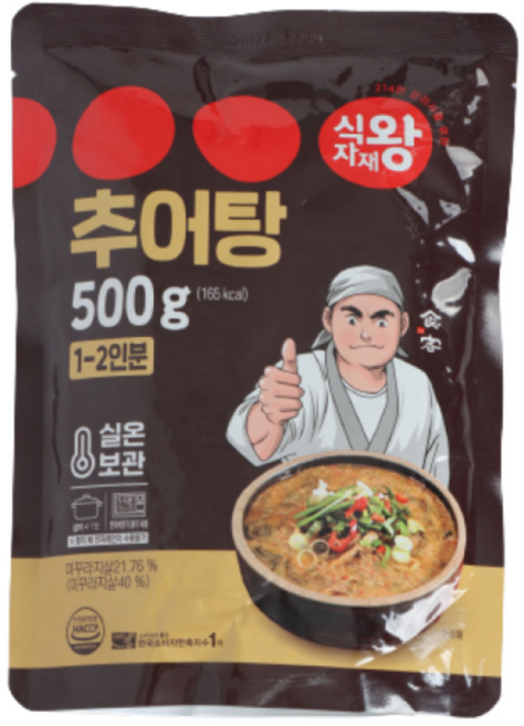 식자재왕 추어탕, 500g, 6개