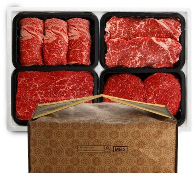 명절 설 선물세트 로스정육6호 등심400g 채끝400g 국거리400g 불고기400g행복하게 사는거야, 1개