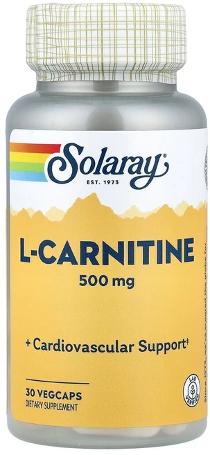 쏠라레이 l-카르니틴 500mg 30 베지캡슐, 30정, 1개 - 쿠팡