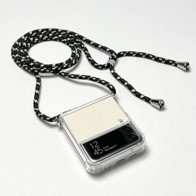 갤럭시Z 플립4 3 클립 이어링 트래블러 숄더스트랩 젤하드 케이스 Flip 제트 지플립