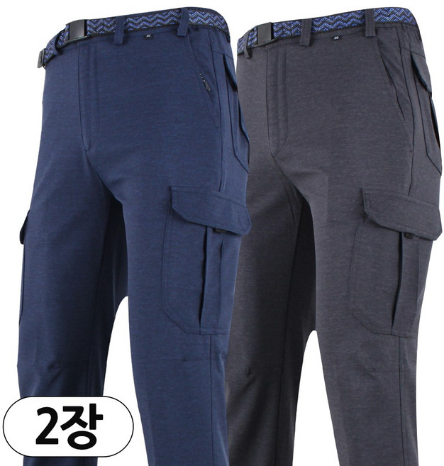 2장 [더빅보스] 겨울용 남성 BW21-10 무지 건빵 바지 _ 남자 기모안감 따뜻한 팬츠 30~40 빅사이즈 등산바지 원턱 고급 원단 일자 기본핏 B914