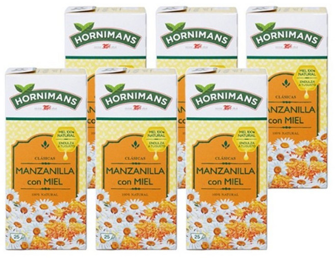 오르니만스 캐모마일 꿀차, 1.4g, 25개입, 6개, 1.4g