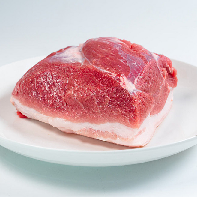 국내산 한돈 돼지 냉장 앞다리살 수육용 1kg, 4개