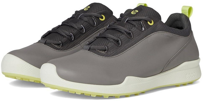 ECCO 남성용 Biom 하이브리드 Bny 방수 골프화 화이트., 10-10.5, 강철/자석