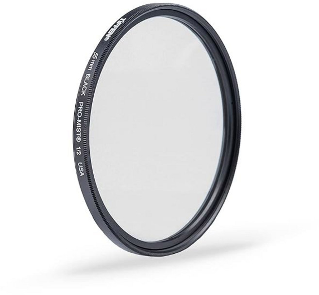 티펜 58mm 블랙 프로 미스트 1/8 필터 | 울트라 슬림 초상 사진/비디오/Vlog용 시네마틱 효과 카메라, 55mm, Filter, 1개