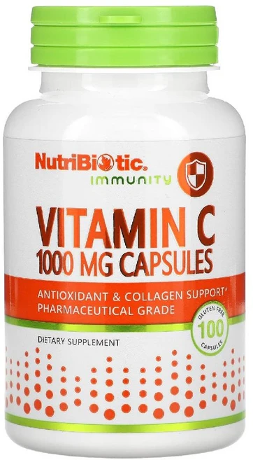 뉴트리바이오틱 비타민 C 1000mg 캡슐, 1개, 100정 - 쿠팡