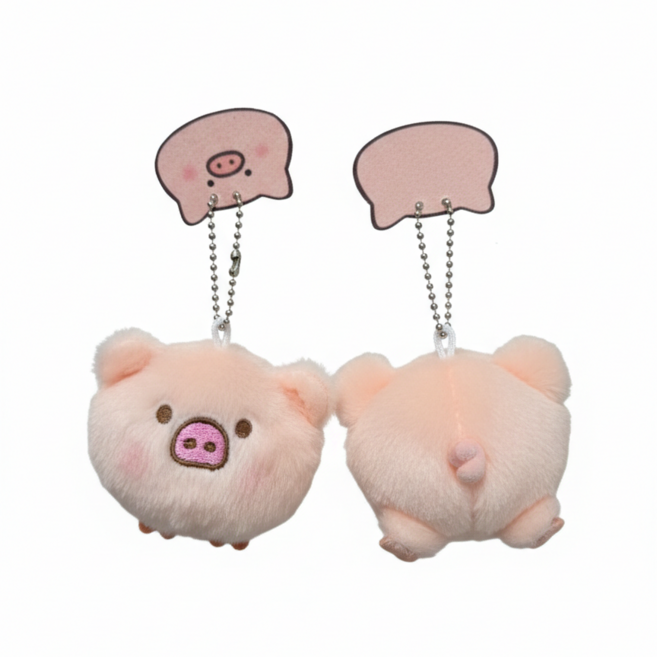 꿀꿀이 키링 세수꾸리, 1개, 앞꿀이뒷꿀이