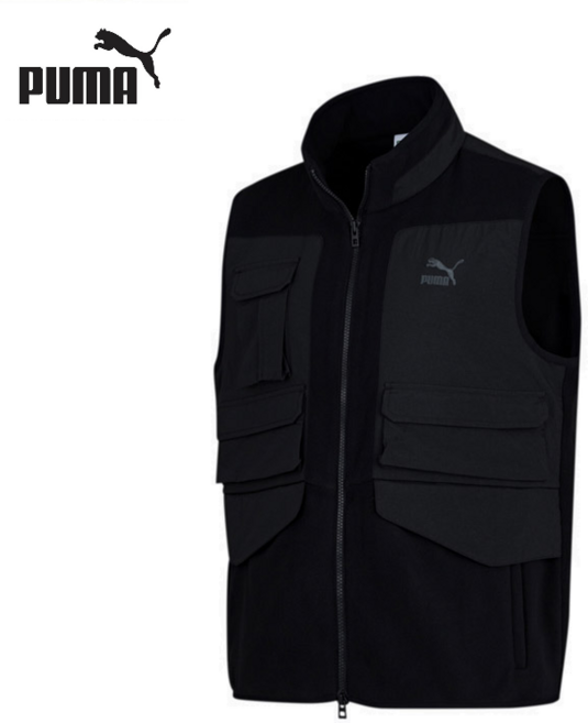 푸마 유틸리티 하이브리드 폴라플리스 베스트 조끼 Utility Hybrid Polarfleec 933448 01