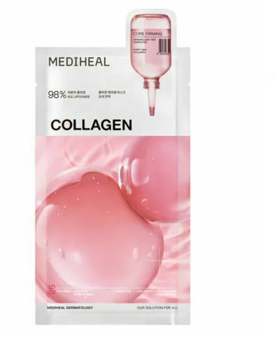 Mediheal 多效安瓶精華面膜系列, 1組, Collagen 彈潤核心緊實10片