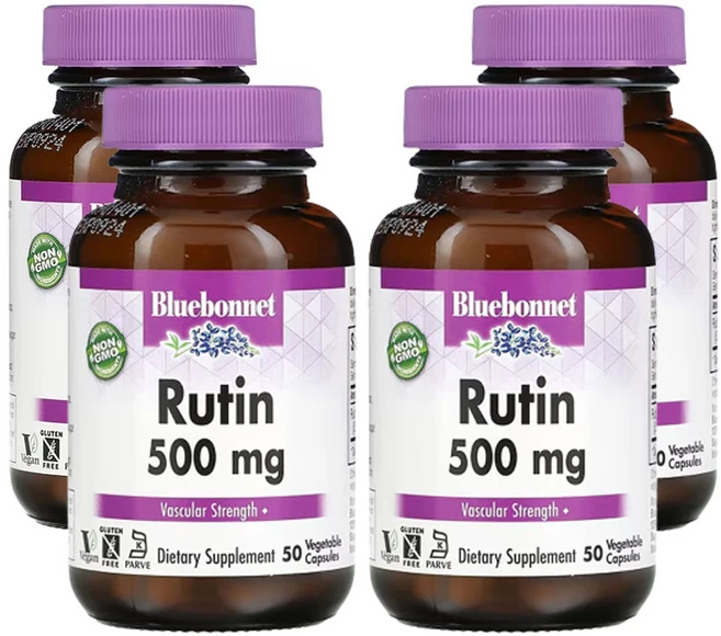 블루보넷 뉴트리션 루틴 500mg 베지 캡슐 50정, 50회분, 4개 - 쿠팡