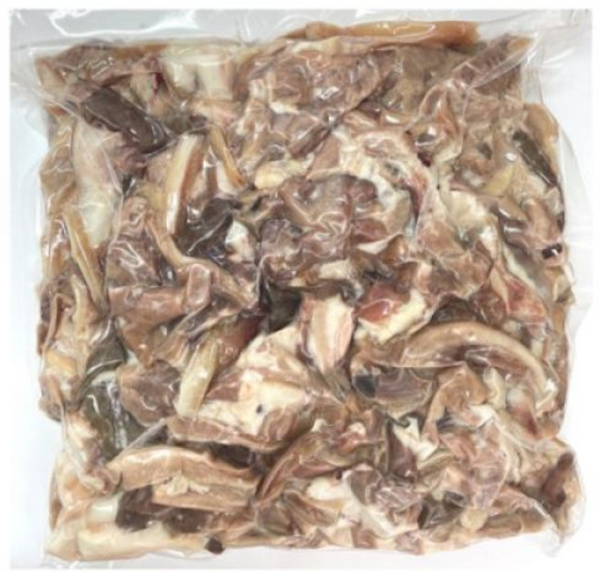 국내산 한돈 냉동 혼합탕육 (돼지머리/소창/염통/오소리) 2kg 1개, 국내산 한돈 돼지머리고기 슬라이스 혼합탕육 (머리고기/