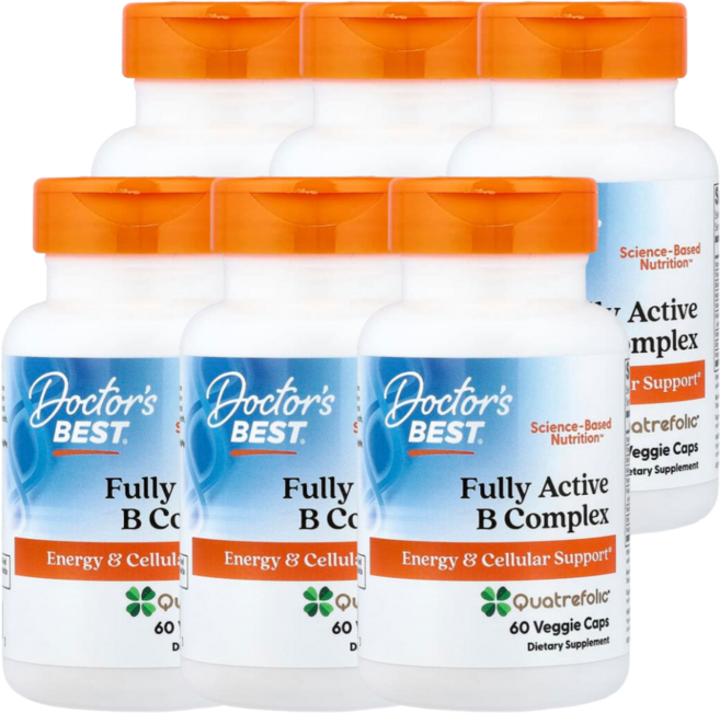 닥터스베스트 활성형 비타민B 컴플렉스 60캡슐 6통, 60정, 6개