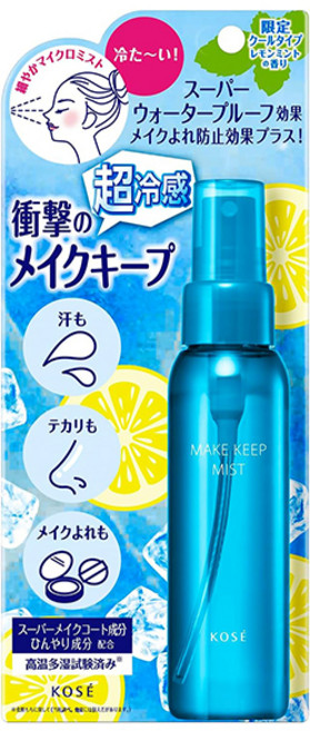 Kose 코세 메이크업 픽서 EX 쿨 미스트 80ml, 85ml, 1개