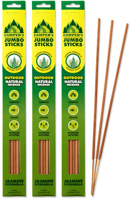 캠퍼스 시트로넬라 캠핑 점보 인센스 스틱 3p, 자스민