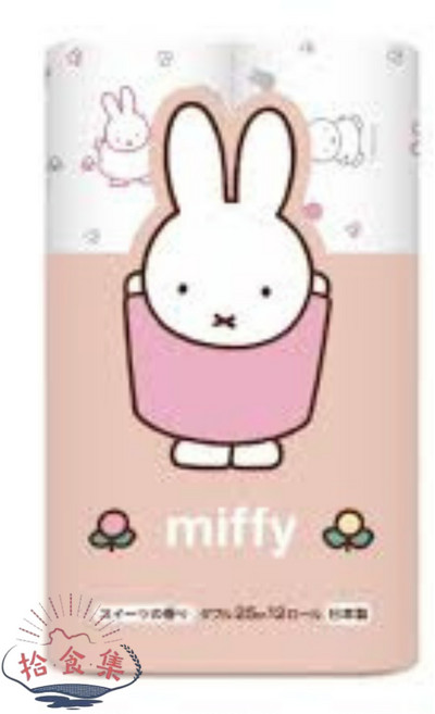 Miffy 米飛兔 滾筒式雙層衛生紙, 1個