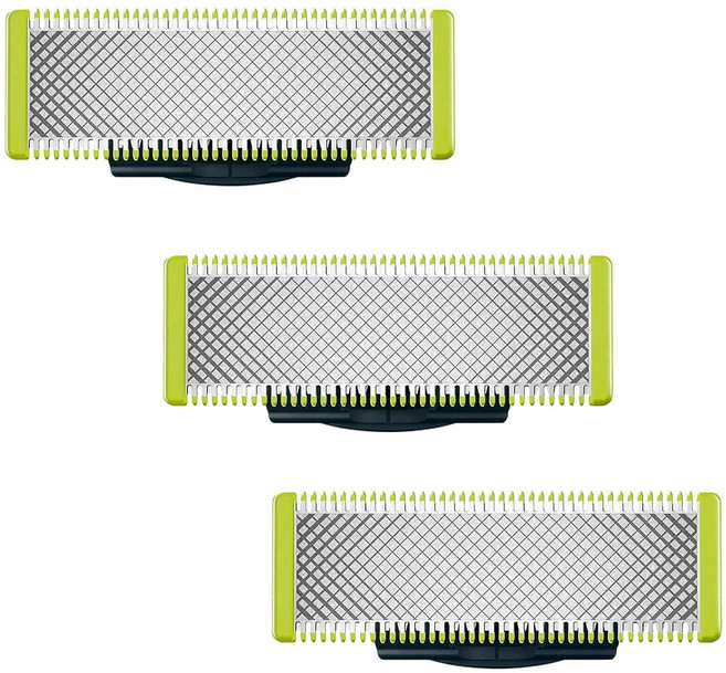 Philips Norelco One 1 Blade 교체용 블레이드와 호환되는 3팩 교체용 헤드, 1개