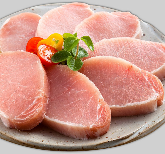 [으뜸한돈] 국내산 한돈 등심살 500g 냉동, 1개