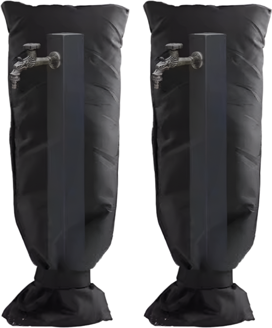 오피뉴 수도동파방지커버 대형 야외 수도 보온재, 2개