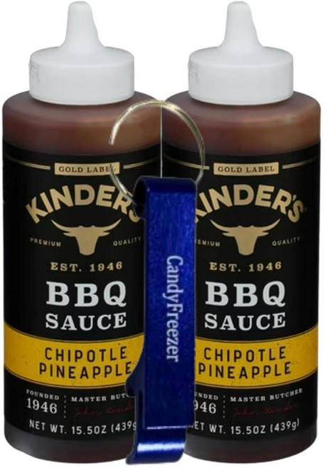 Kinders 치폴레 파인애플 바비큐 소스, 1개, 439g