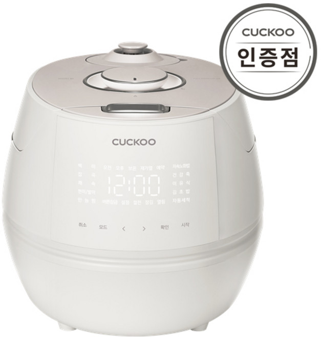 (공식) 쿠쿠 CRP-DHPNL0615FGW 6인용 IH 전기압력밥솥, 그레이스 화이트
