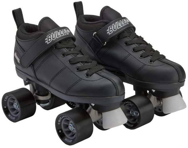 Chicago Skates 시카고 불렛 남성용 스피드 롤러 스케이트 - 블랙 172784, Black
