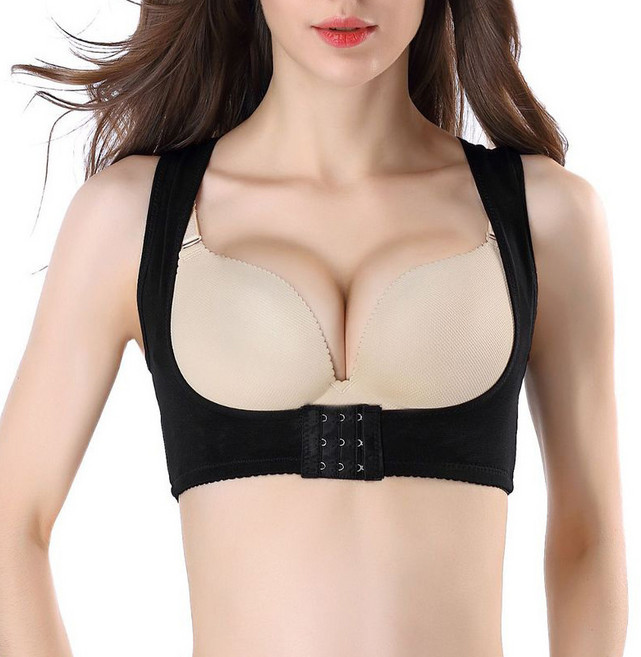 X라인 볼륨업 캐미솔 앞후크 브라 처짐 방지 브라렛 여성 탑