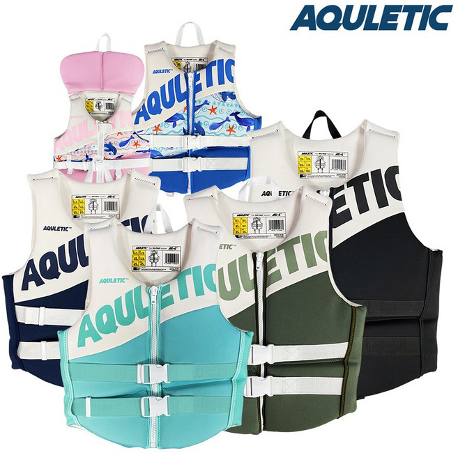 대양 아큘레틱 구명조끼 네오프렌 부력보조복 어린이 성인 라이프자켓 25~85KG, 블루 45kg, 블루 45kg