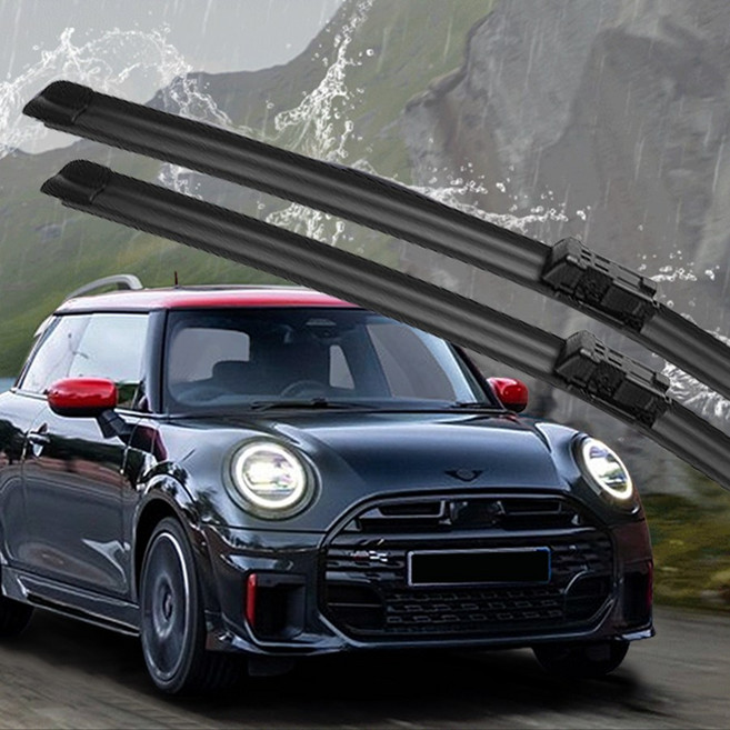 [미니쿠퍼 4세대전용 와이퍼 낱개구매] 25년이후 출시 뉴미니 전차종호환 3도어 5도어 컨버터블 일렉트릭 F65 F66 F67 J01 악세사리 차량용품, 25년이후출시뉴미니 F65/F66/F67/J01