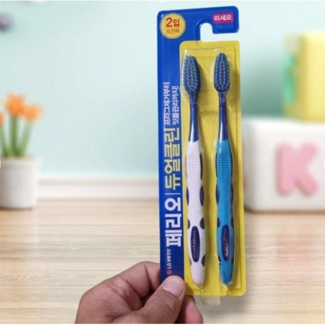 엘지 페리오 듀얼클린 칫솔 미세모, 1개, 2개입