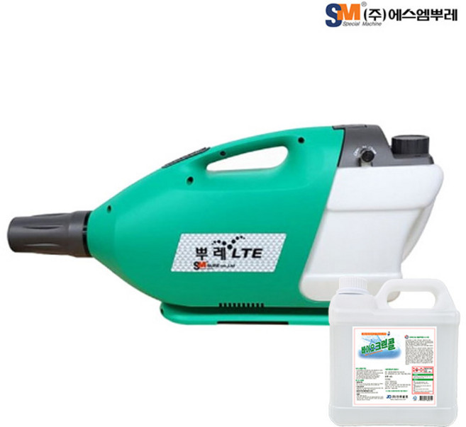 에스엠뿌레 뿌레LTE 유선 방역소독기+ 살균소독제 4.2L, 1개